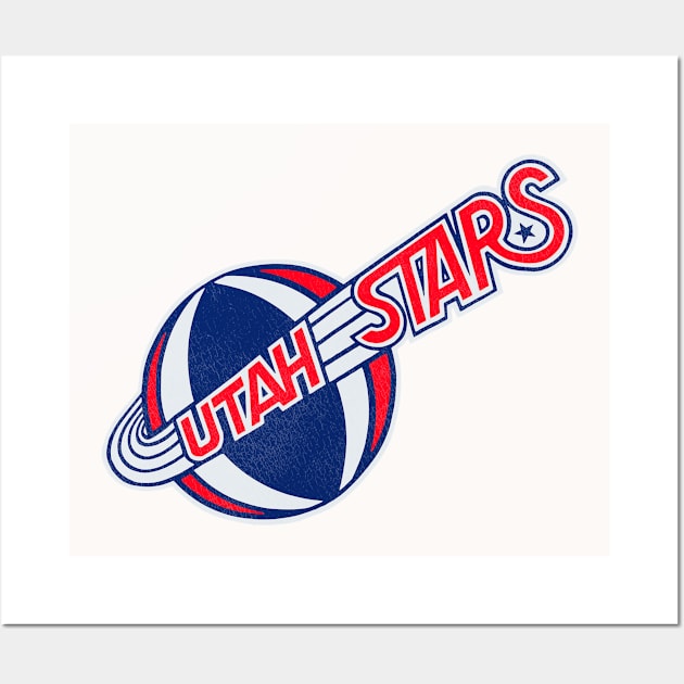 Defunct Utah Stars Basketball Team Wall Art by Defunctland